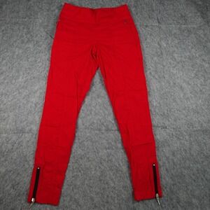 Anatomie‎ Pant Women Medium Atomic Red Winter Allie Skinny Leg Zip Ankle Travel